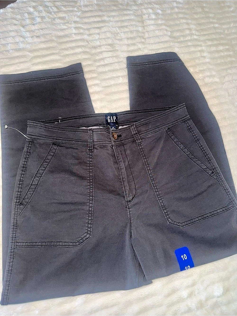 Gap Ankle Chino Pants in Black Size 10 - Picture 7 of 13
